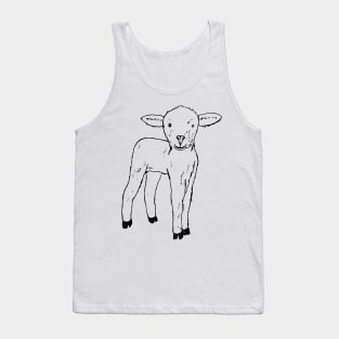 Lamb Sketch Tank Top